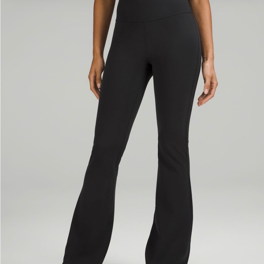 lululemon Groove Flare pants! Black! Brand New! Too short for me! 32” inseam